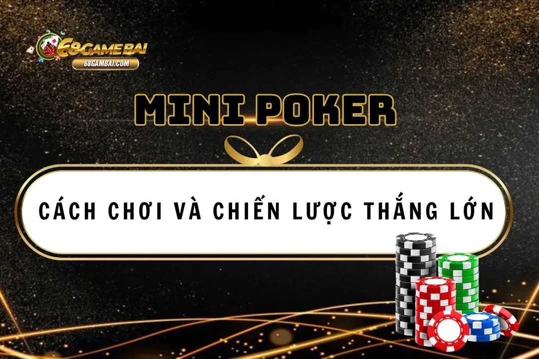 Mini Poker 68 Game Bài:  Cách Chơi Và Chiến Lược Thắng Lớn