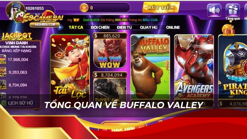 Tổng quan về Buffalo valley 68 game bài